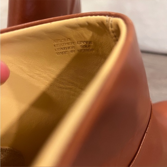 NISOLO Dari Leather Heeled Back Zip Boots in Color “Brandy” Size 8.5 - Picture 12 of 13